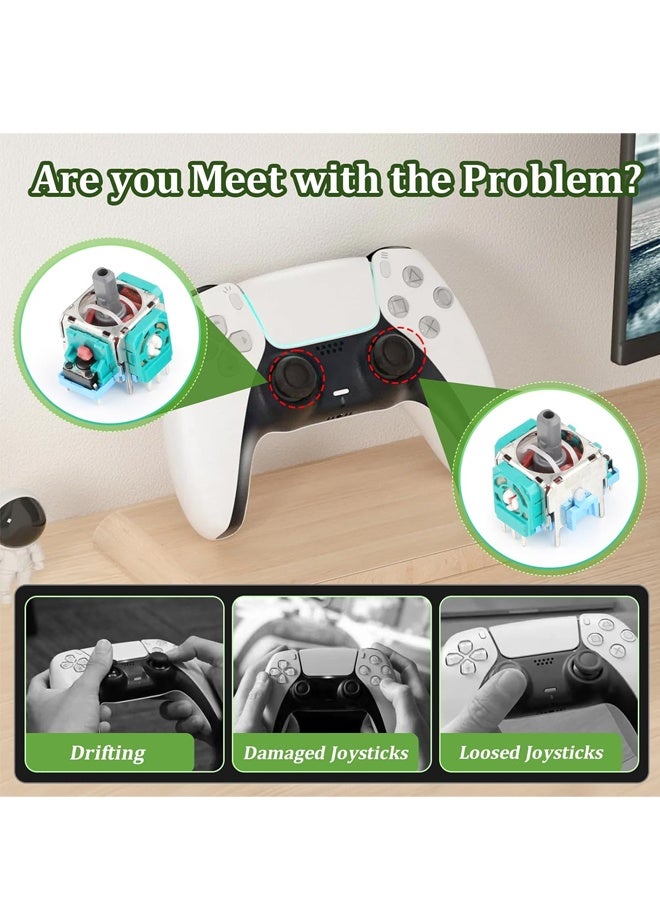 6PCS for PS5 Joystick Replacement for PlayStation 5 Analog Stick Module Potentiometer ThumbStick Accessories Repair Part - Image 2